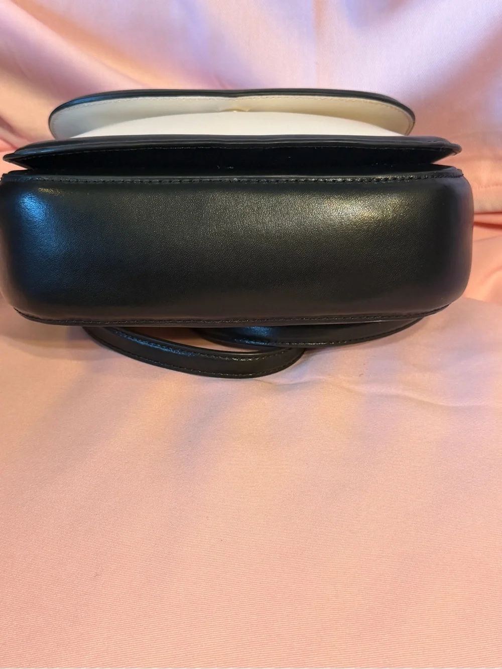 kate spade Black & White Limited Edition Puffy Leather Crossbody Satchel